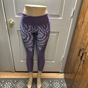 Purple Patterned Leggings